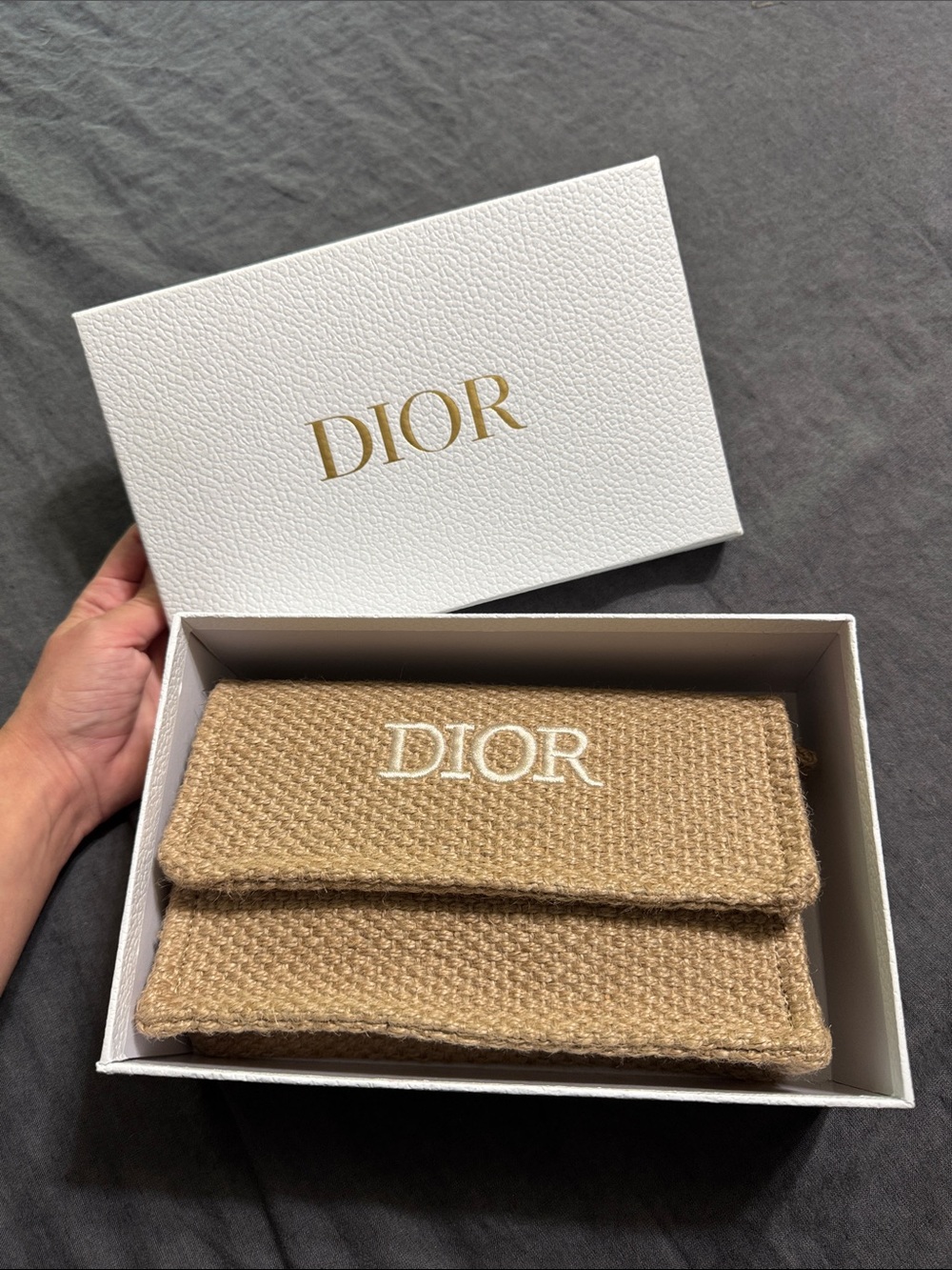 Dior rattan bag